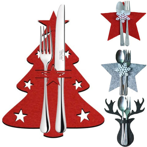 Christmas Knife and Fork Holder
