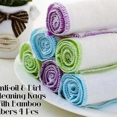 Oil and Dirt Repellant Bamboo Rags