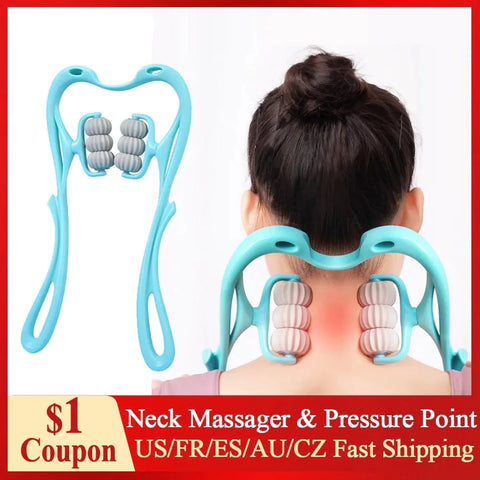 Neck Massage Pressure Point Therapy Roller